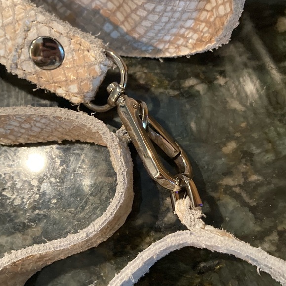 Hammitt Crossbody Bag in Cream and Silver - Picture 9 of 13